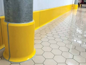 Hygienic and protective baseboards