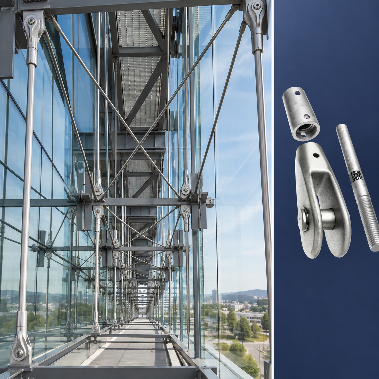 sistema-tirantes-cortartec-hmr-galvanizados Tirantes estruturais; tirantes galvanizados; tirantes HMR