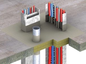Atravessamentos técnicos corta-fogo Cortartec- Corta-fogo
