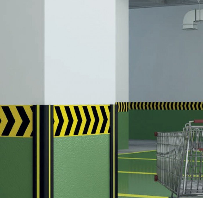 Protection Angle Mur Parking Housoutil Lot De 2 Bandes Réfléchissantes Pour Garage - 60 X 7,5 Cm - Protection Murale Et Aide Au Stationnement Antichoc Pare-chocs